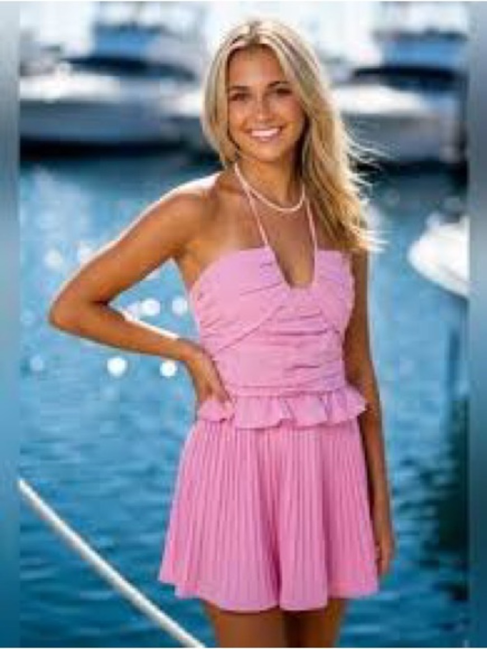 Entro pink mini dress small